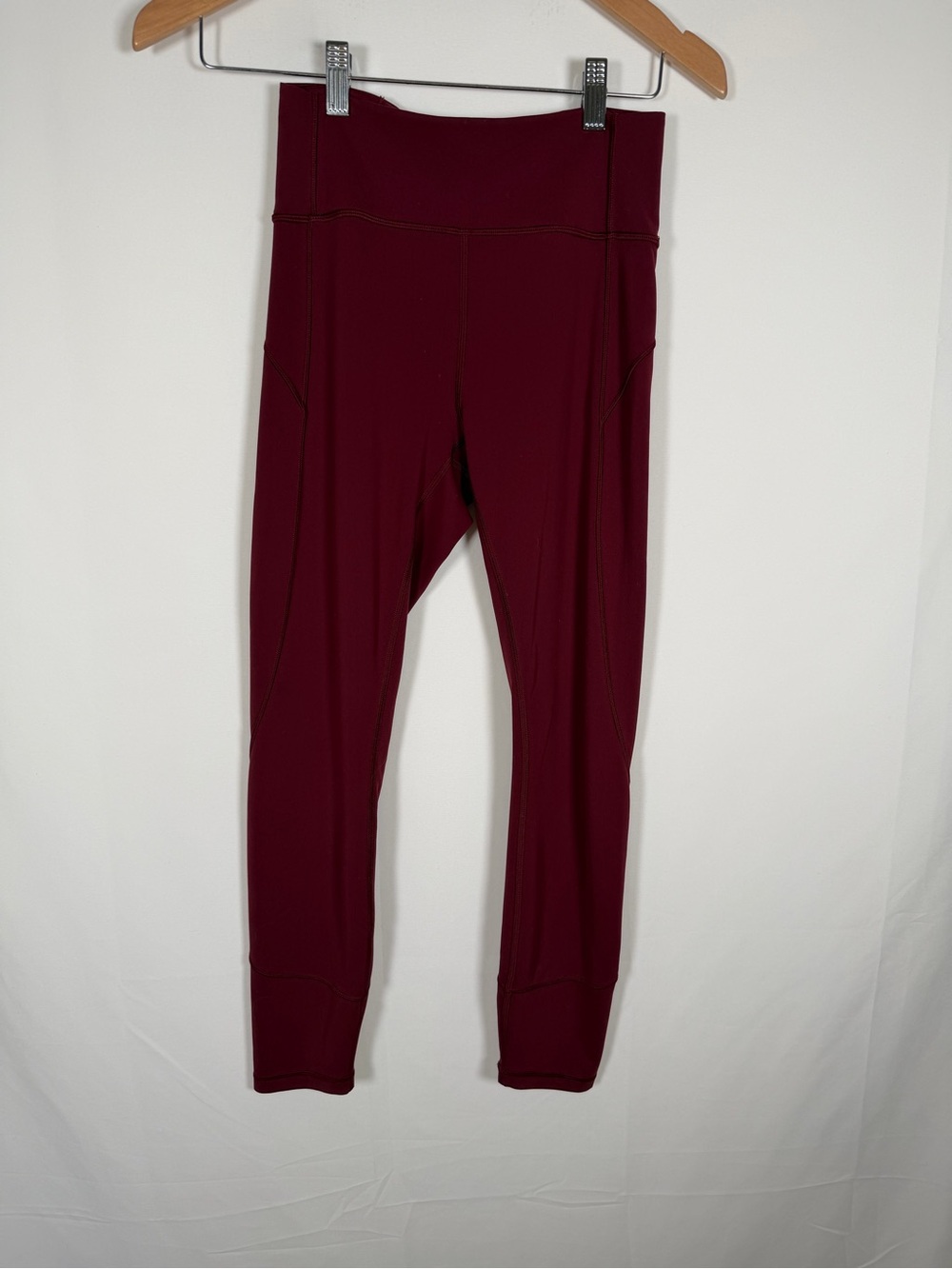 lululemon athletica Deep Burgundy High-Waist Leggings